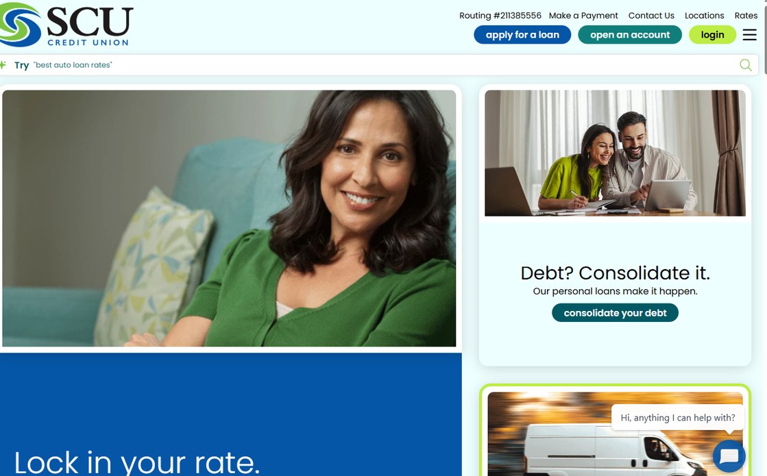SCU Credit Union – scucu.org