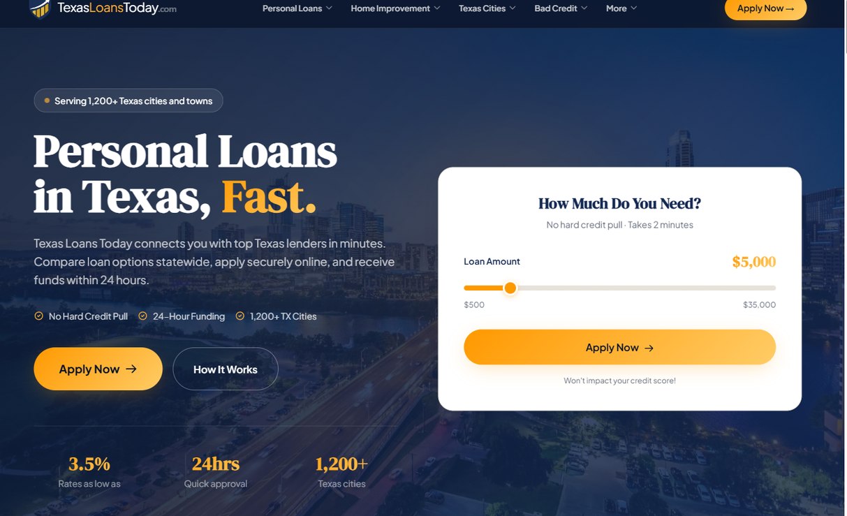 TexasLoansToday – texasloanstoday.com